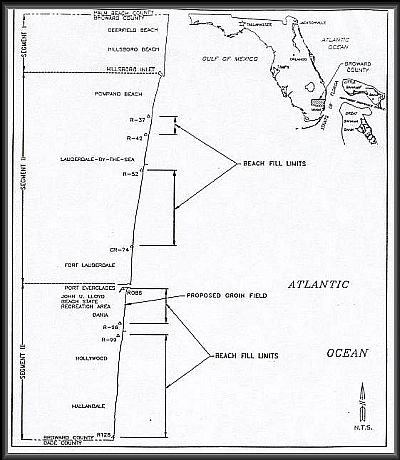 Broward County Shore Protection Project Segments II & III Beach Fill Limits