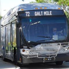 Route 72 Bus on Galt Ocean Drive