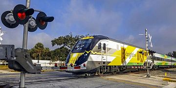 Brightline Quiet Zone intersection