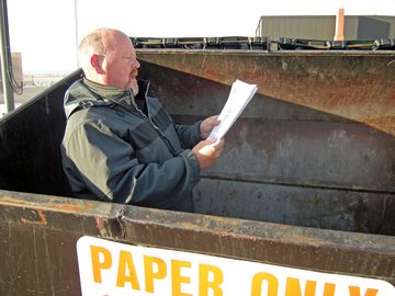 Hunting for Personal Documents in Dumpster