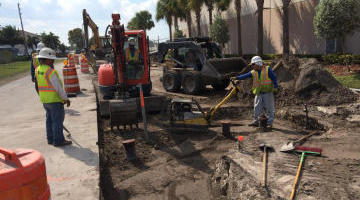 Pavement restoration after water main installation