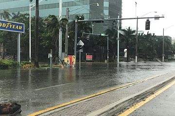 Hurricane Irma Floods Broward Boulevard