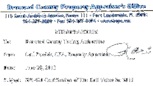 Click to Broward County Revenue Collection Division