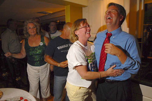 Keechl Celebrates Victory at Fort Lauderdale Home