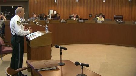 Broward Sheriff Al Lamberti Addresses Broward County Commission