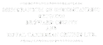 Click to  Memorandum of Understanding (MOU) between Port Everglades and Royal Caribbean Cruises