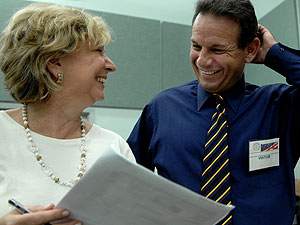 2008 Campaign Manager Judy Stern and Candidate Scott Israel