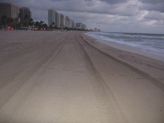 Fort Lauderdale Beach Before Storm