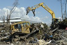 Temporary Trash Collection Site