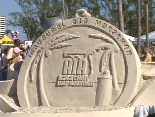 25-ton Mark Mason Sand Sculpture