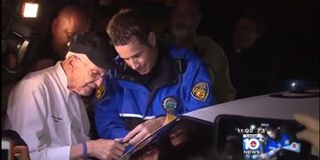 FLPD Officer helps Abbott with Citation