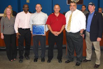 Florida Section of the American Water Works Association (FSAWWA) Awards Fort Lauderdale Public Works personnel in the Utilities Bureau for Water Distribution