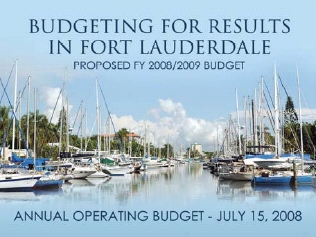 Click to Fort Lauderdale 2008 Budget