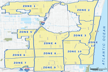 Click Here to Map of Fort Lauderdale Debris Collection Zones