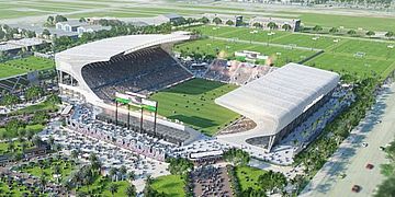 Rendering of Lockhart Stadium Plan