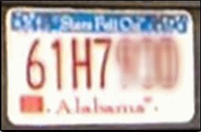 Closeup of License Plate (Click to Enlarge)