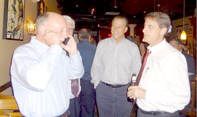 Commissioner Bruce G. Roberts and Mayor Jack Seiler Celebrate Roberts Victory