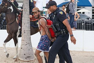 Drug Bust on the Beach