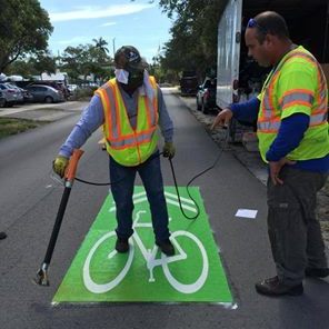 Sharrow on Alternate Bike Route