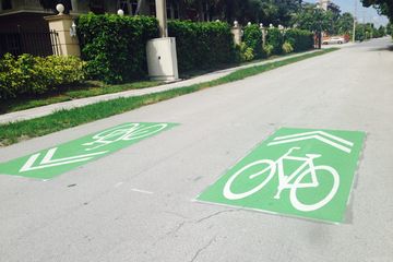 Sharrow on Alternate Bike Route