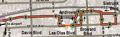 Click to Wave Streetcar Map