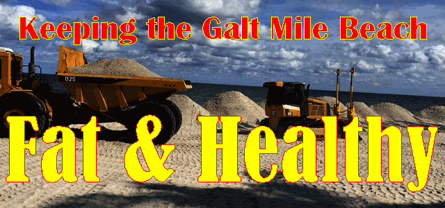 Keeping Galt Mile Beach Fat and Healthy