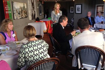 Donna Berger Updates Community Association Managers at Seawatch Restaurant in Lauderdale-by-the-Sea