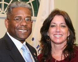 Congressman Allen West and Florida State Senator Ellyn Bogdanoff