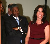 Ellyn Bogdanoff and Allen West