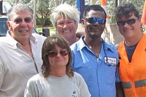 Chepo with Galt Mile Parks Department Crew