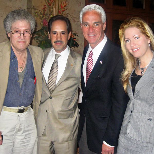 Eric Berkowitz, Pio Ieraci, Governor Crist and Donna Berger