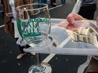 Galt Mile Glass and Tray from 2014 Event