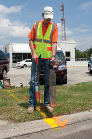 Marking with Utility Detector