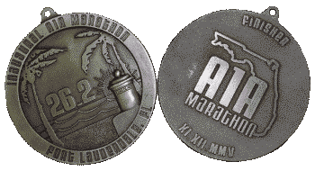 A1A Marathon Finishers Medals