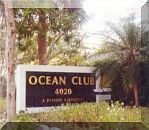 Ocean Club Sign