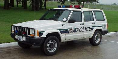 Police Jeep for Street Patrol