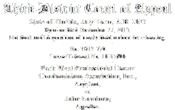 Click Here to Park West Professional Center Condominium Association, Inc. v. Londono et al Website