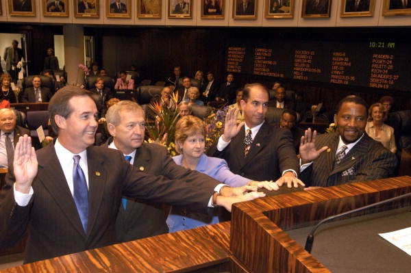 Senator Atwater Taking Oath in Florida Senate