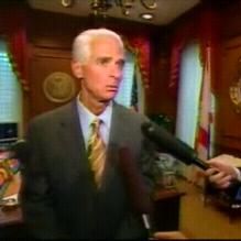 Crist speaks to reporters after legislators abandon capitol