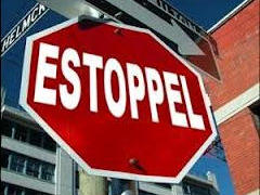 Estoppel Sign