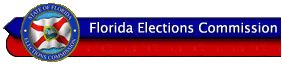 Click to Florida Election Commission web site