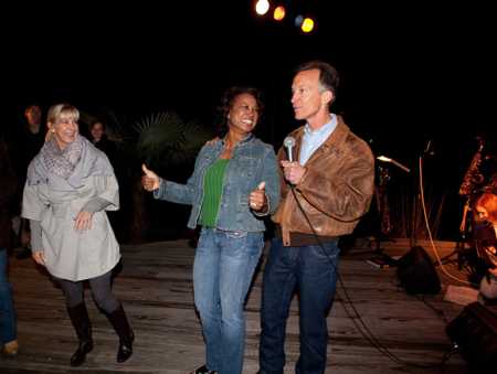 Tom Grady and Lt. Gov. Jennifer Carroll party with Ann Scott, the wife of Gov. Rick Scott