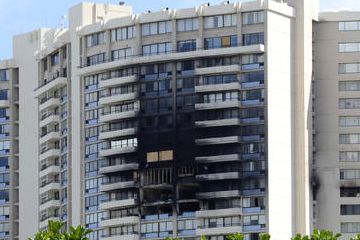 Fire in Marco Polo Complex in Grenfell, London