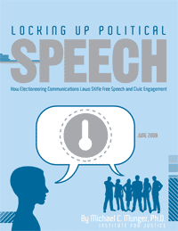 Click to Locking up Political Speech