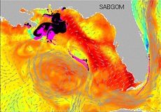 Click Here for Oil Spill Trajectory Forecast Animation