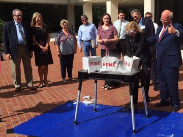 House members demonstrate against bills outside the Capitol