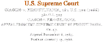 Click Here to Giaccio v. Pennsylvania, 382 U.S. 399 (1966)