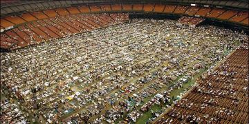 HELL - Superdome after Hurricane Katrina