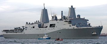 USS New York en route to Fort Lauderdale