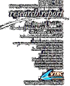 Click to Virginia Transportation Research Council Report